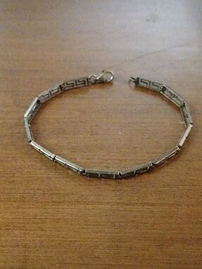 Vintage Classic Silver 925 Marked Women's Chain Bracelet
